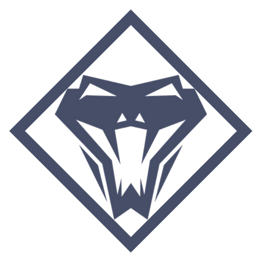 Kondra's serpent face logo